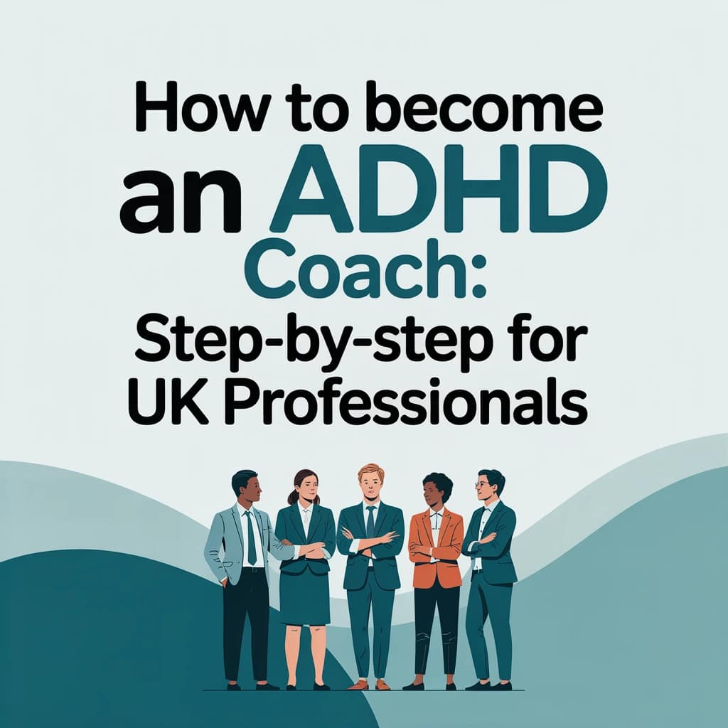a group of people standing together how to become an adhd coach