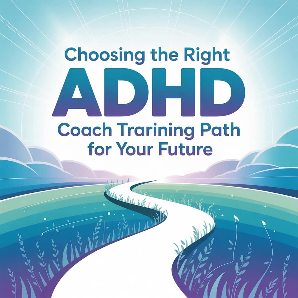 a white path leading to a field. adhd coach training