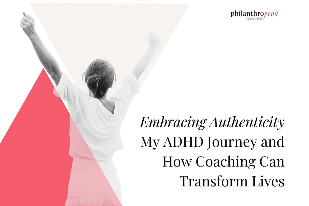 Person celebrating embrace of ADHD coaching journey