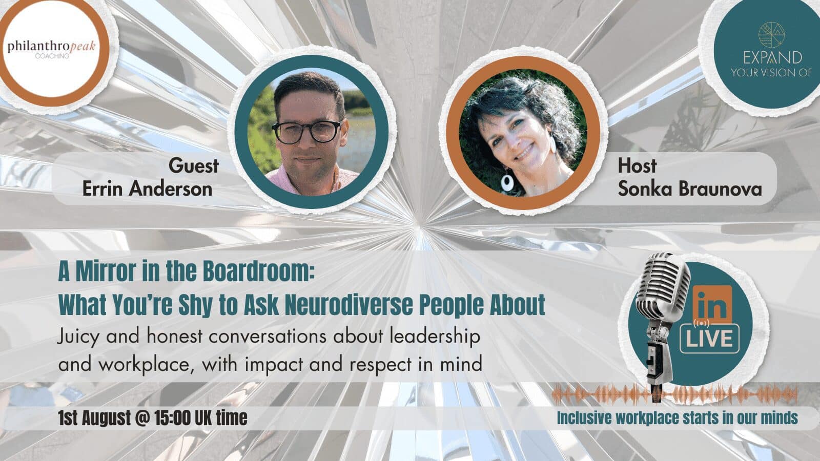 Live discussion on neurodiversity in the workplace