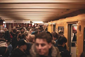 people sitting on chair inside building - ADHD overstimulation
