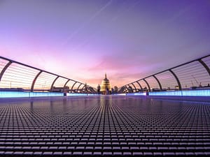 Photo by James Padolsey - Philanthropeak Coaching A view of St. Paul's Cathedral from the Millennium Bridge in London adhd coach london