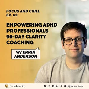 a man wearing glasses and a grey shirt - ADHD Media Expertise