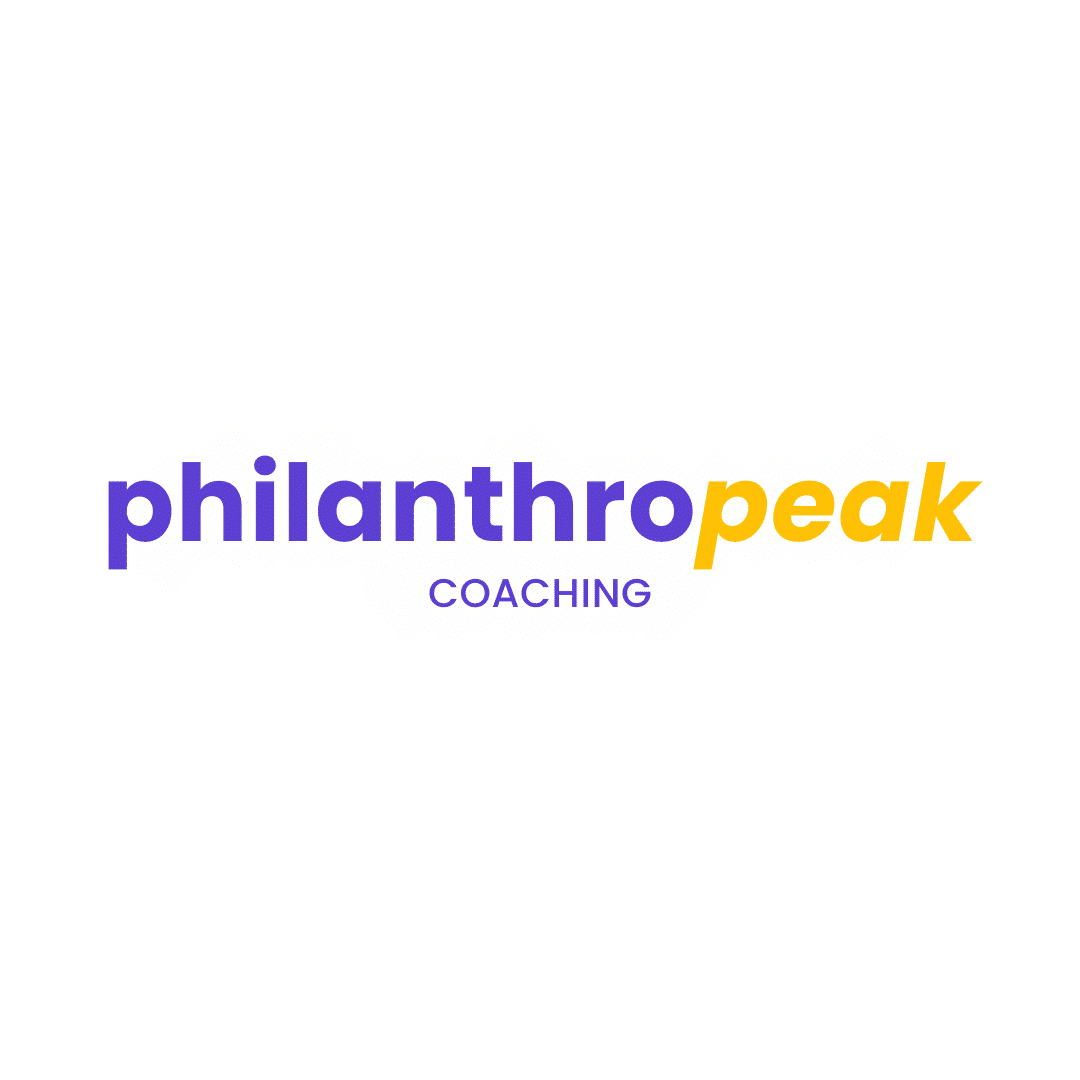 Philanthropeak Coaching logo with colorful text - Philanthropeak Coaching Philanthropeak Coaching logo with colorful text - adhd coach